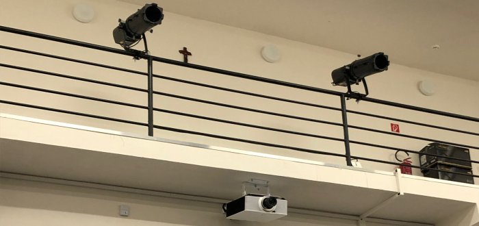 Javiskové technológie v sále ZUŠ Spišské Podhradie