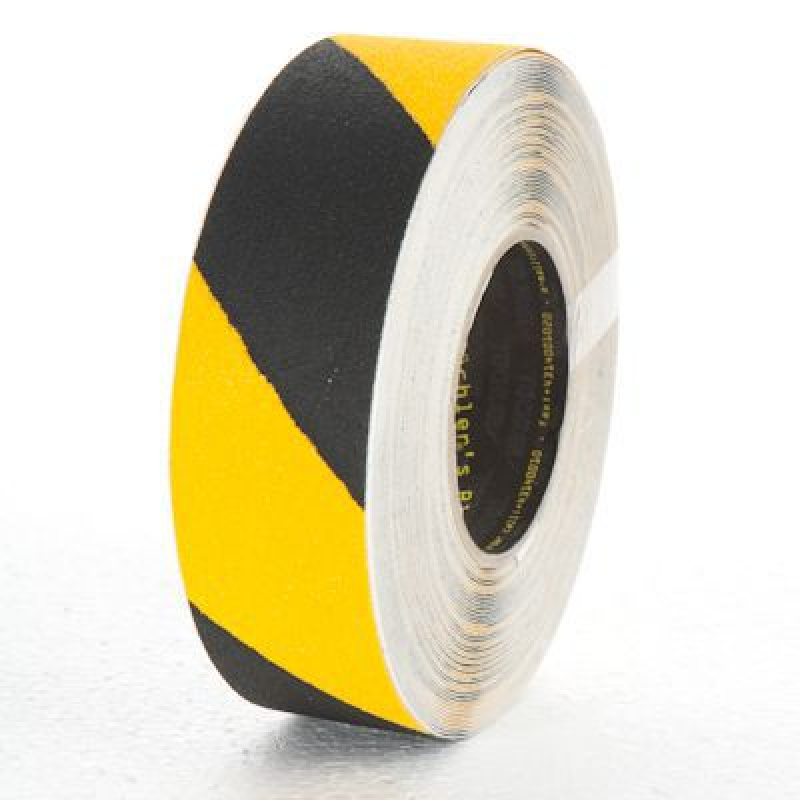 Výstražná lepiaca páska ANTI-SLIP čierno/žltá